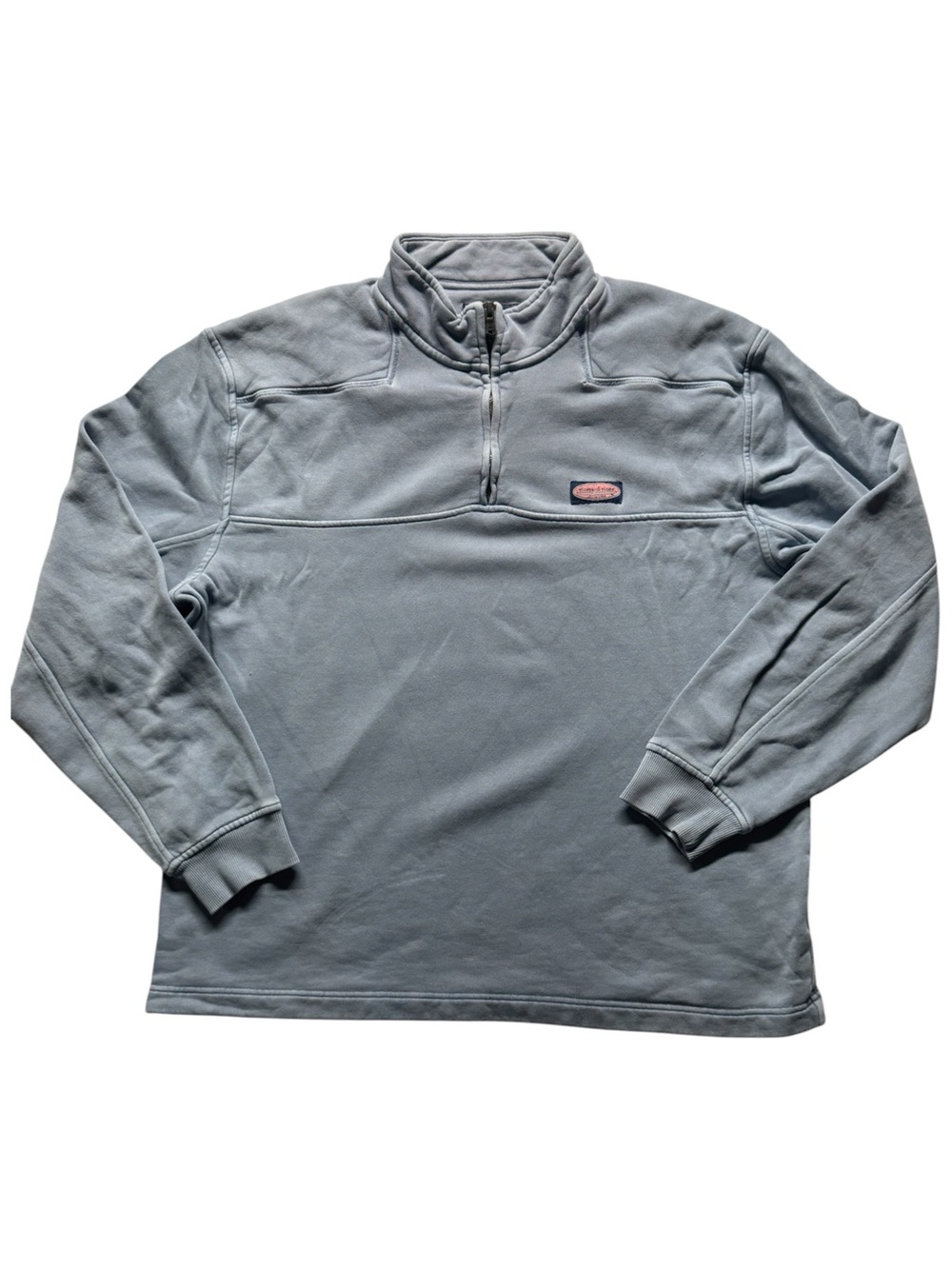 Vineyard Vines Men’s Large Blue Quarter Zip Pullover Sweatshirt